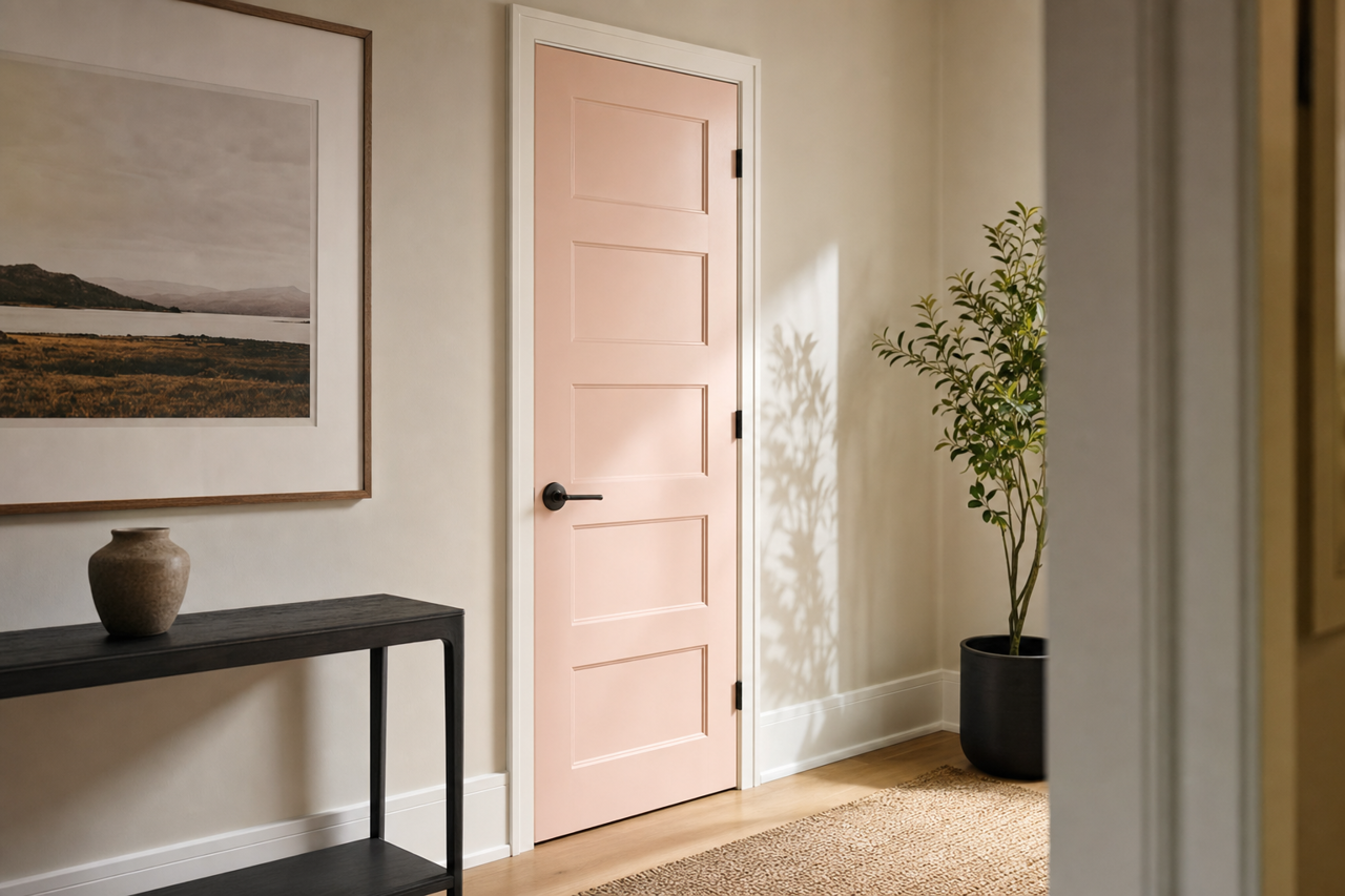 Fairest by Benjamin Moore on interior-doors
