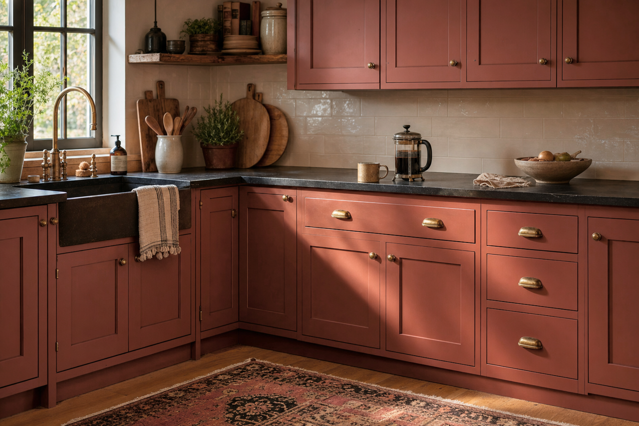 Fresh by Benjamin Moore on cabinets