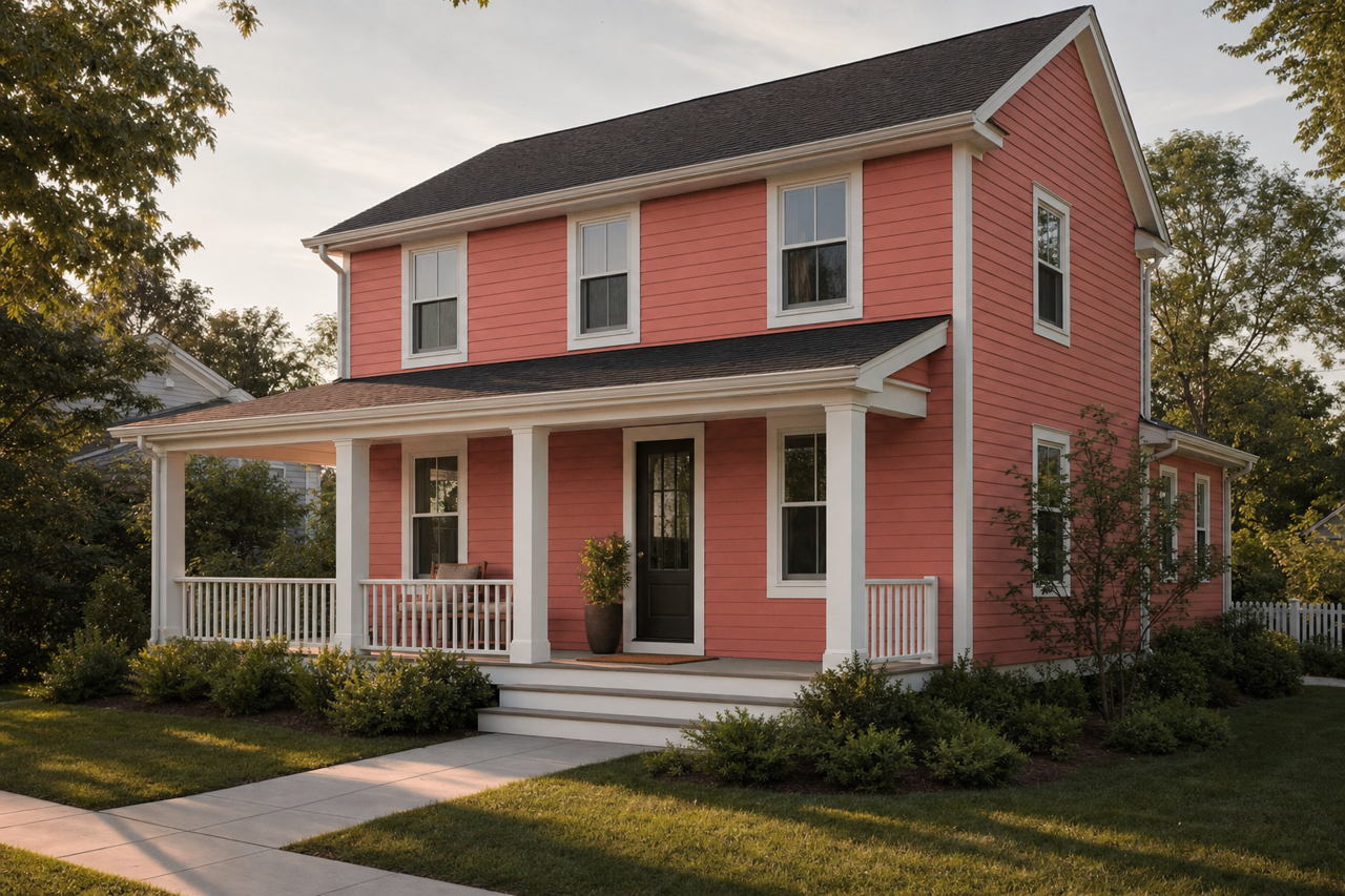 Colonial by Benjamin Moore on exterior