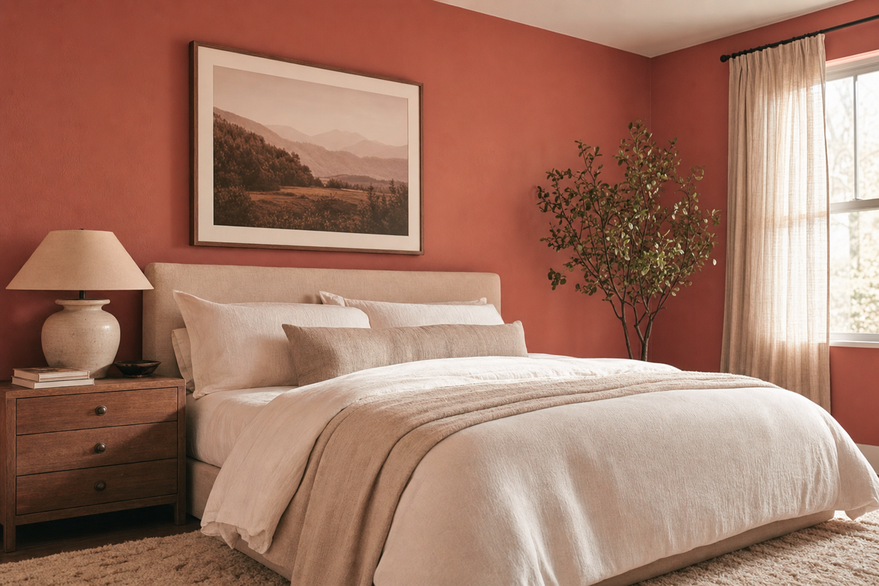 Colonial by Benjamin Moore on interiors