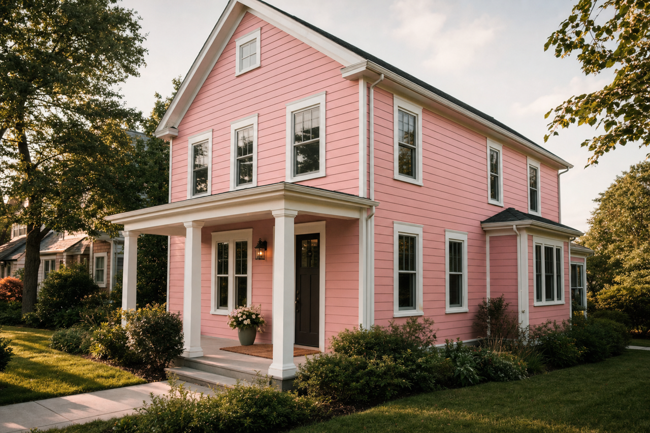Belladonna by Benjamin Moore on exterior