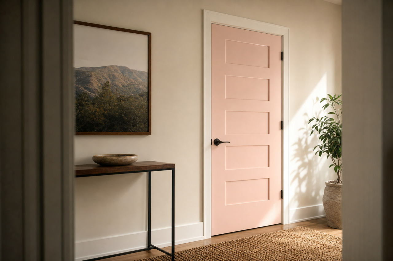 Playful by Benjamin Moore on interior-doors