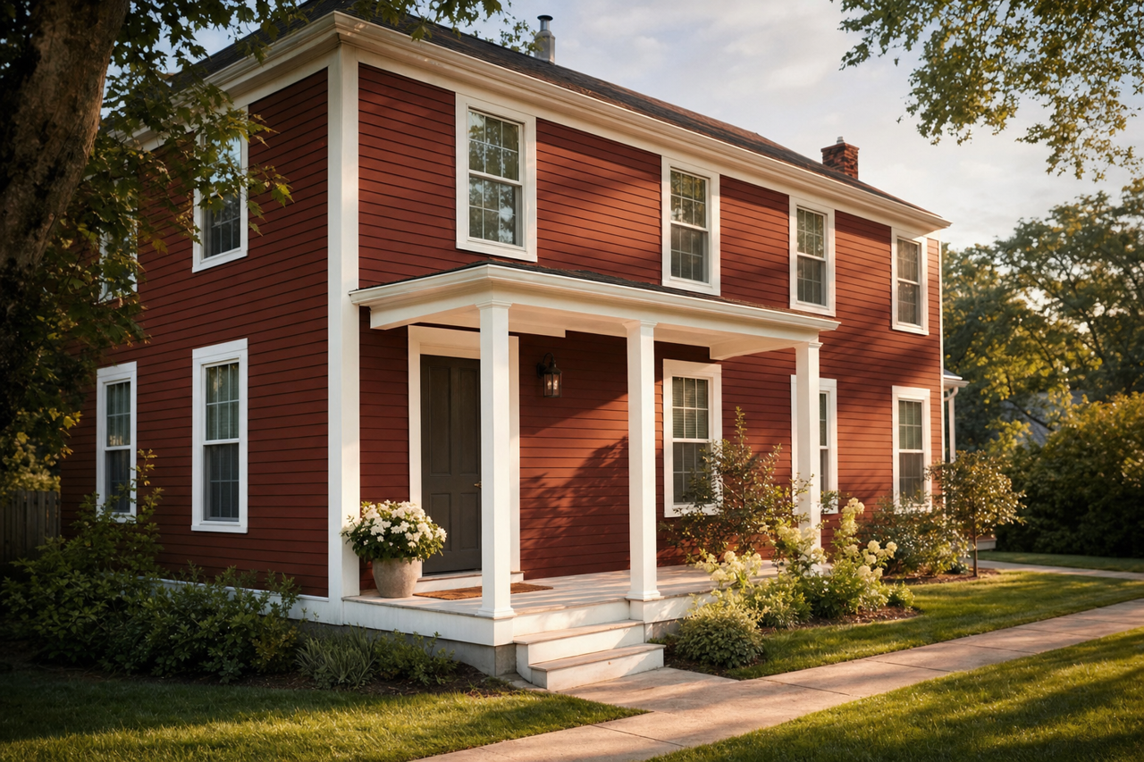 Copper by Benjamin Moore on exterior
