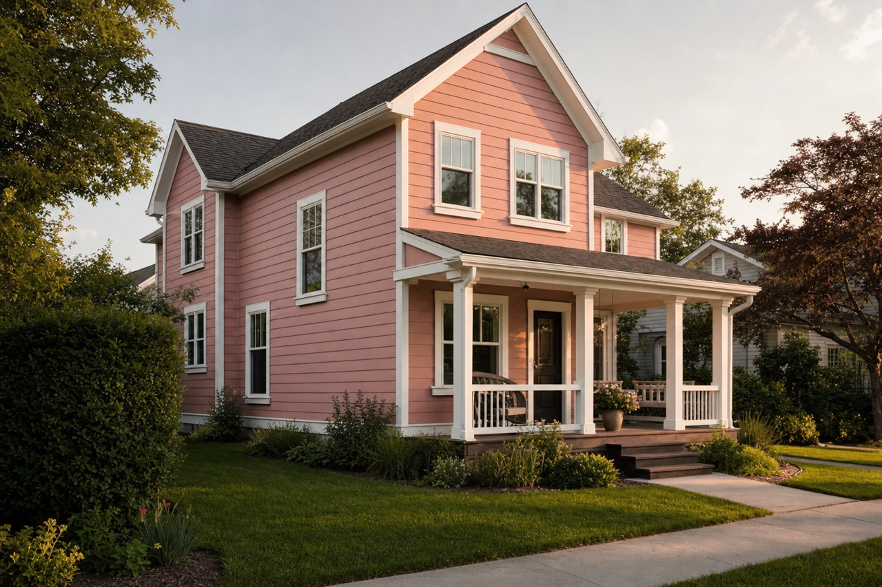 Soft by Benjamin Moore on exterior