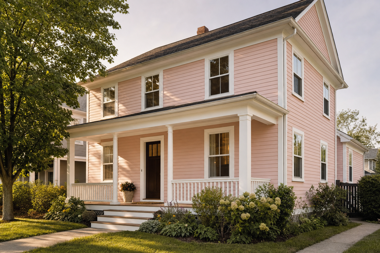 Pleasant by Benjamin Moore on exterior