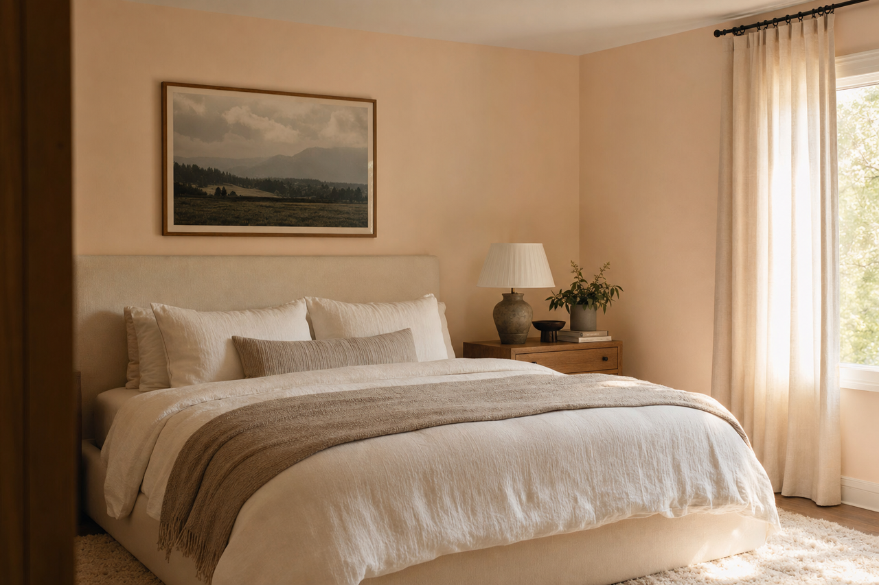 Mellow by Benjamin Moore on interiors