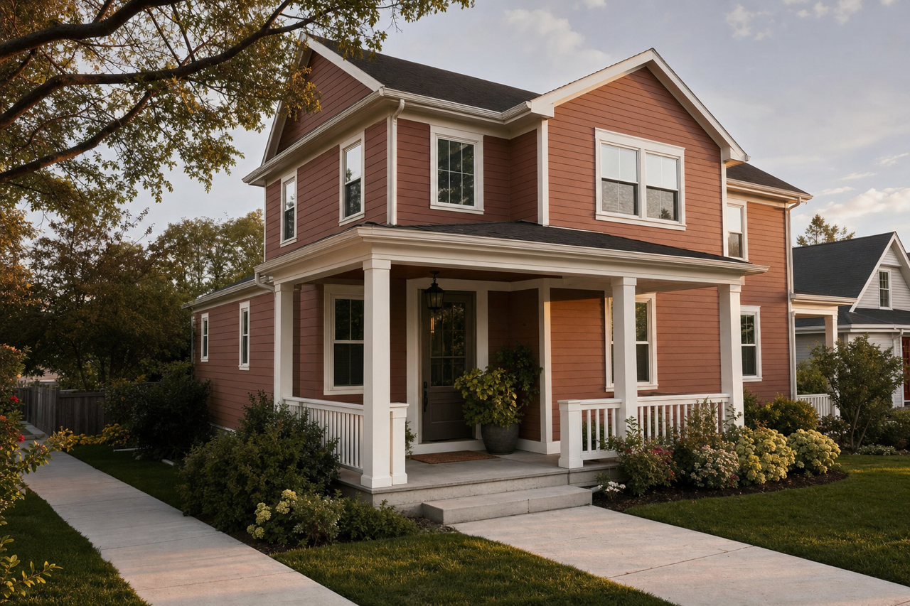 Antler by Benjamin Moore on exterior