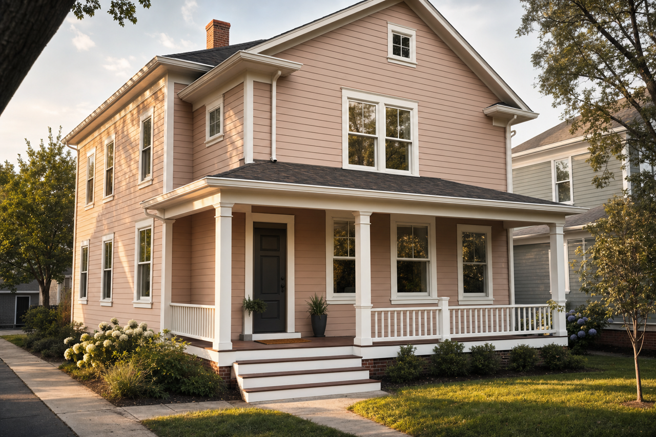 Just by Benjamin Moore on exterior
