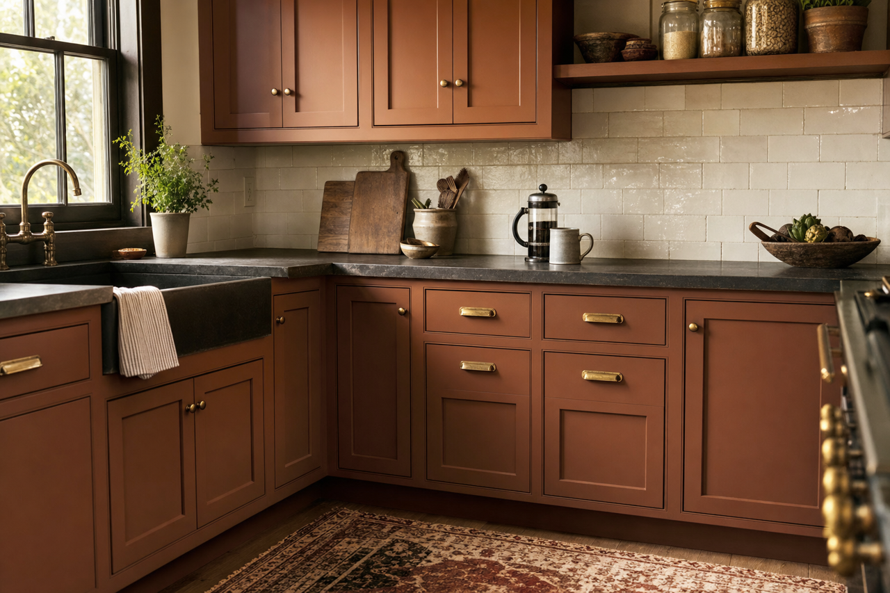 Seed by Benjamin Moore on cabinets