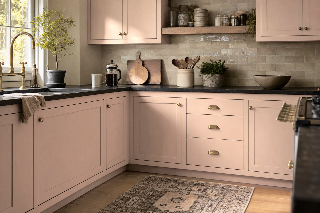 Cappuccino by Benjamin Moore on cabinets
