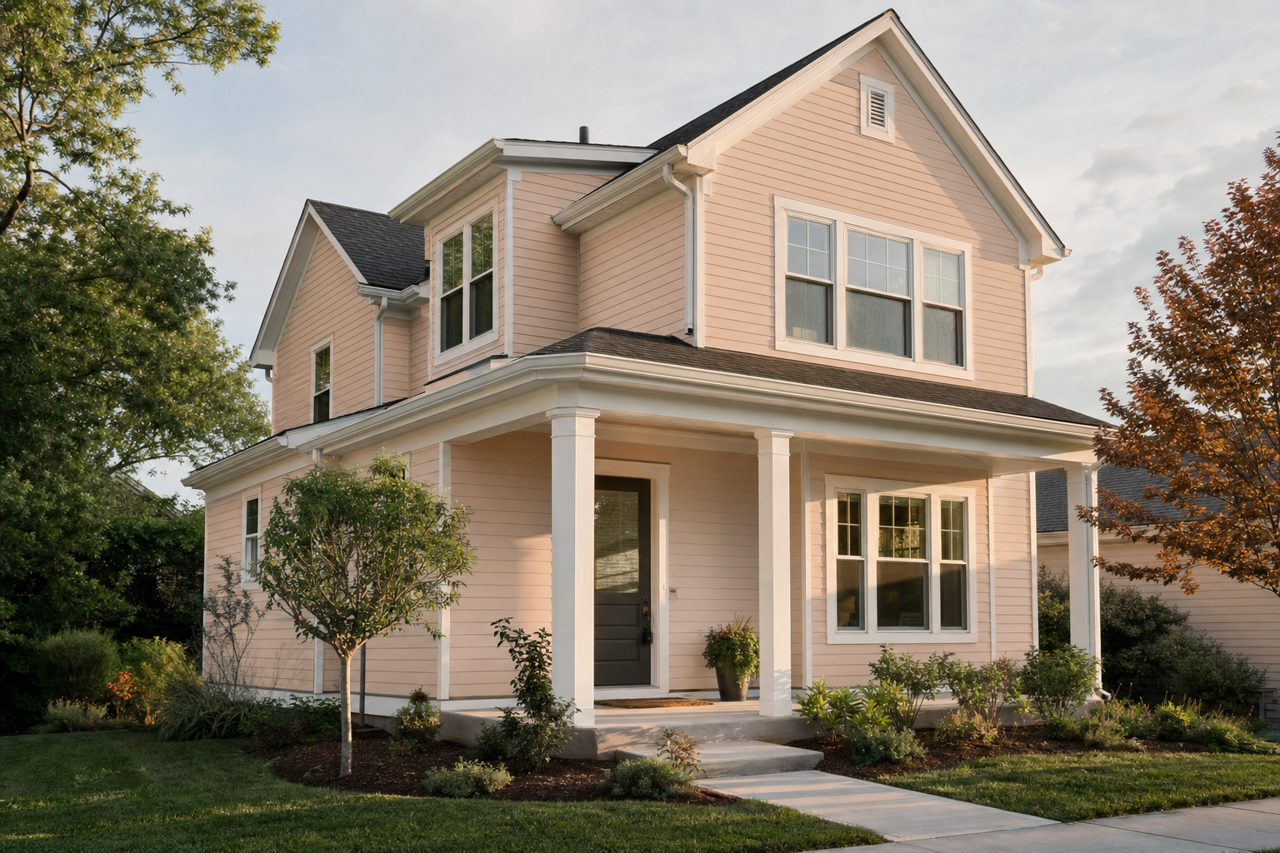 Light by Benjamin Moore on exterior
