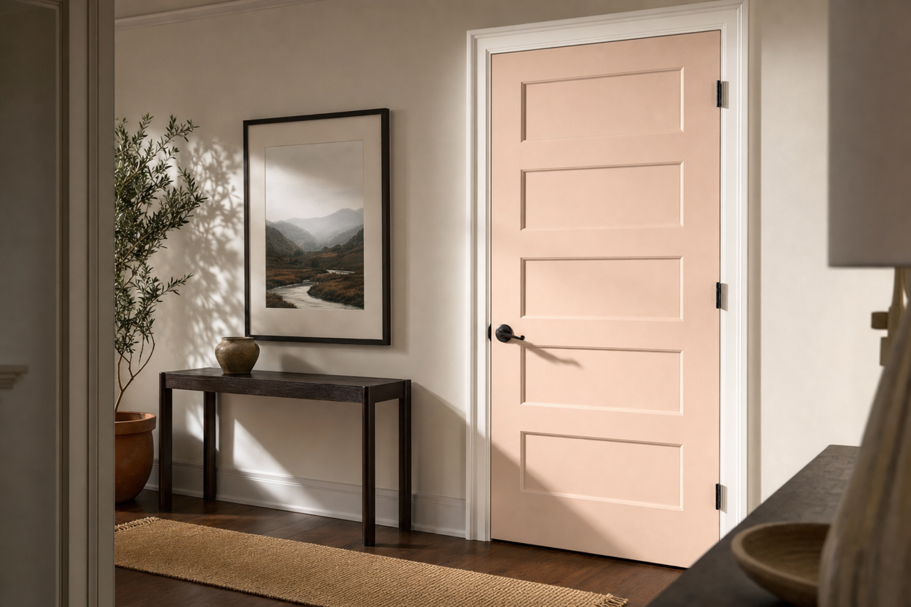 Light by Benjamin Moore on interior-doors