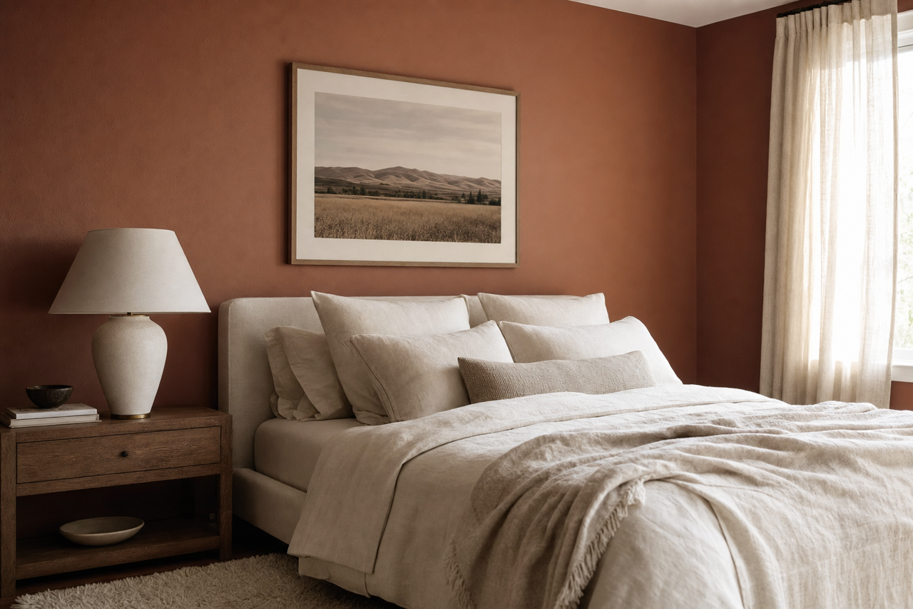 Toasted by Benjamin Moore on interiors