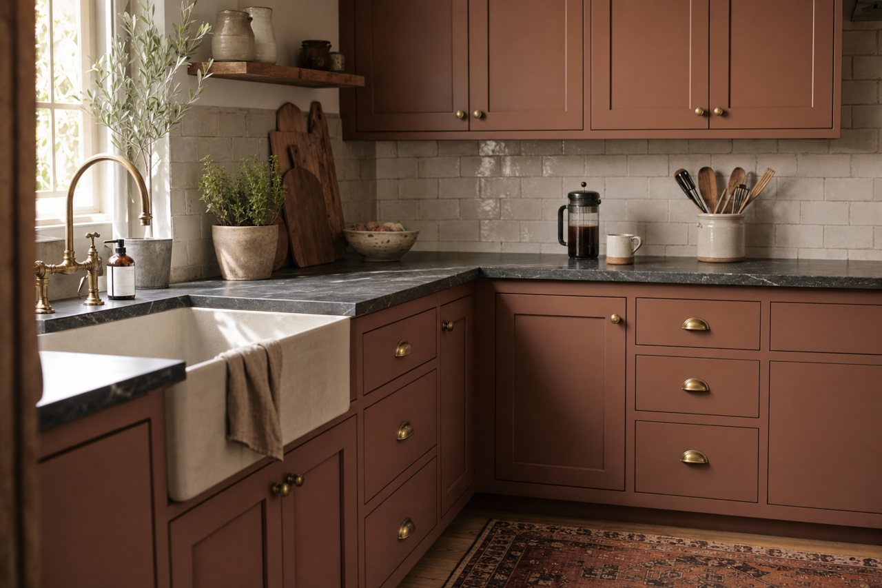 Morning by Benjamin Moore on cabinets