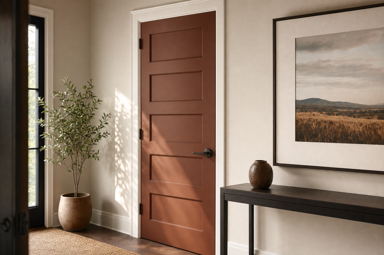 Morning by Benjamin Moore on interior-doors
