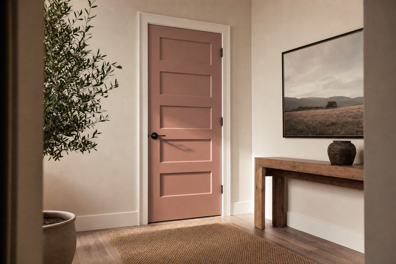 Santa by Benjamin Moore on interior-doors
