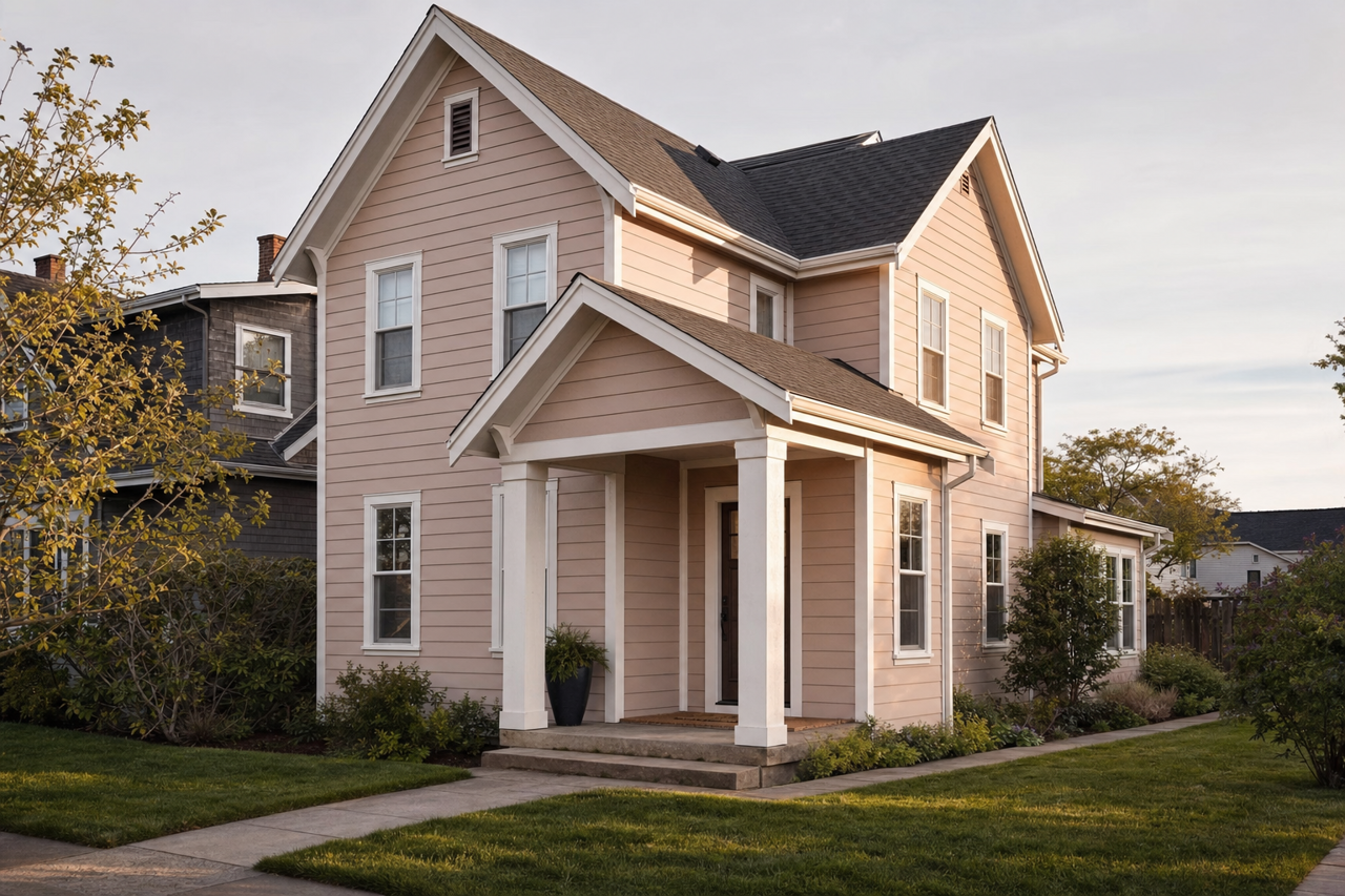 Hint by Benjamin Moore on exterior