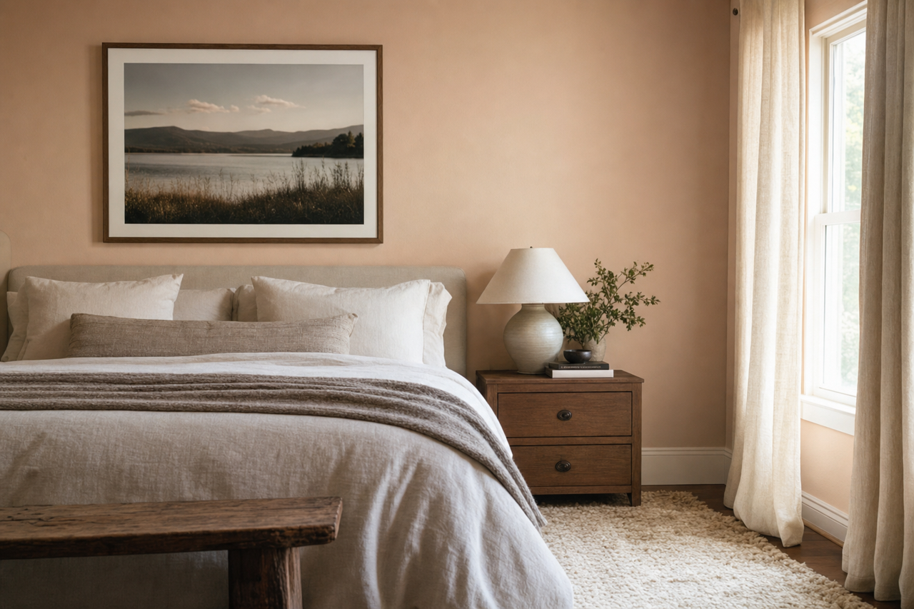 Misty by Benjamin Moore on interiors