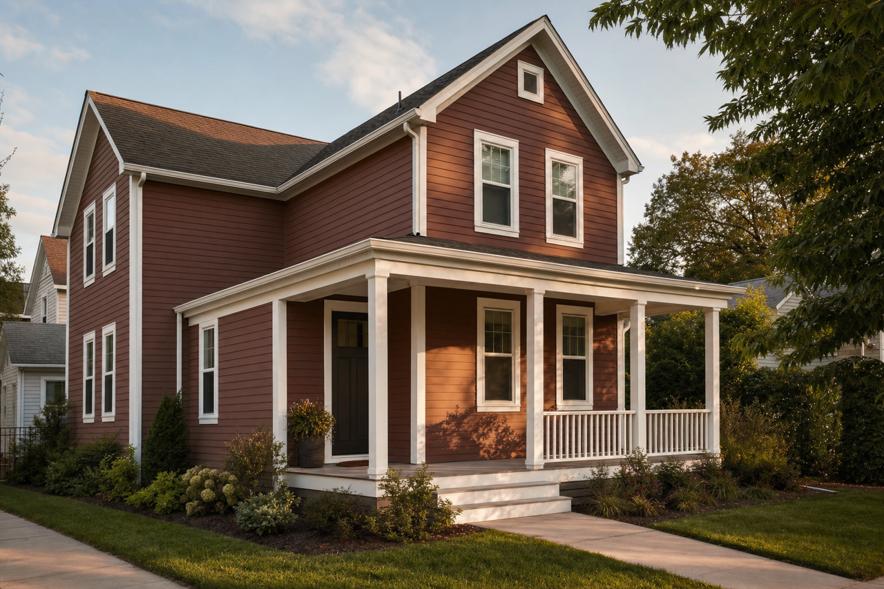Barrel by Benjamin Moore on exterior