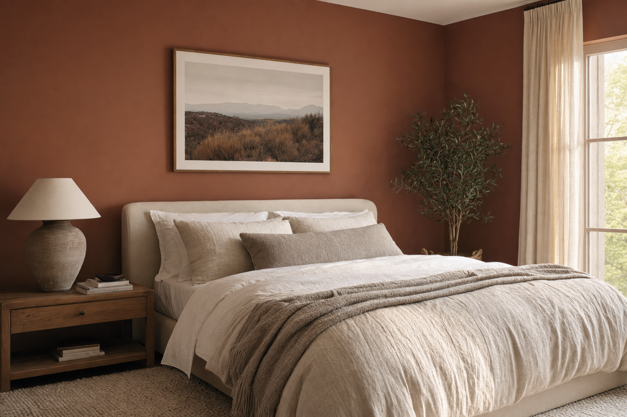 Roasted by Benjamin Moore on interiors