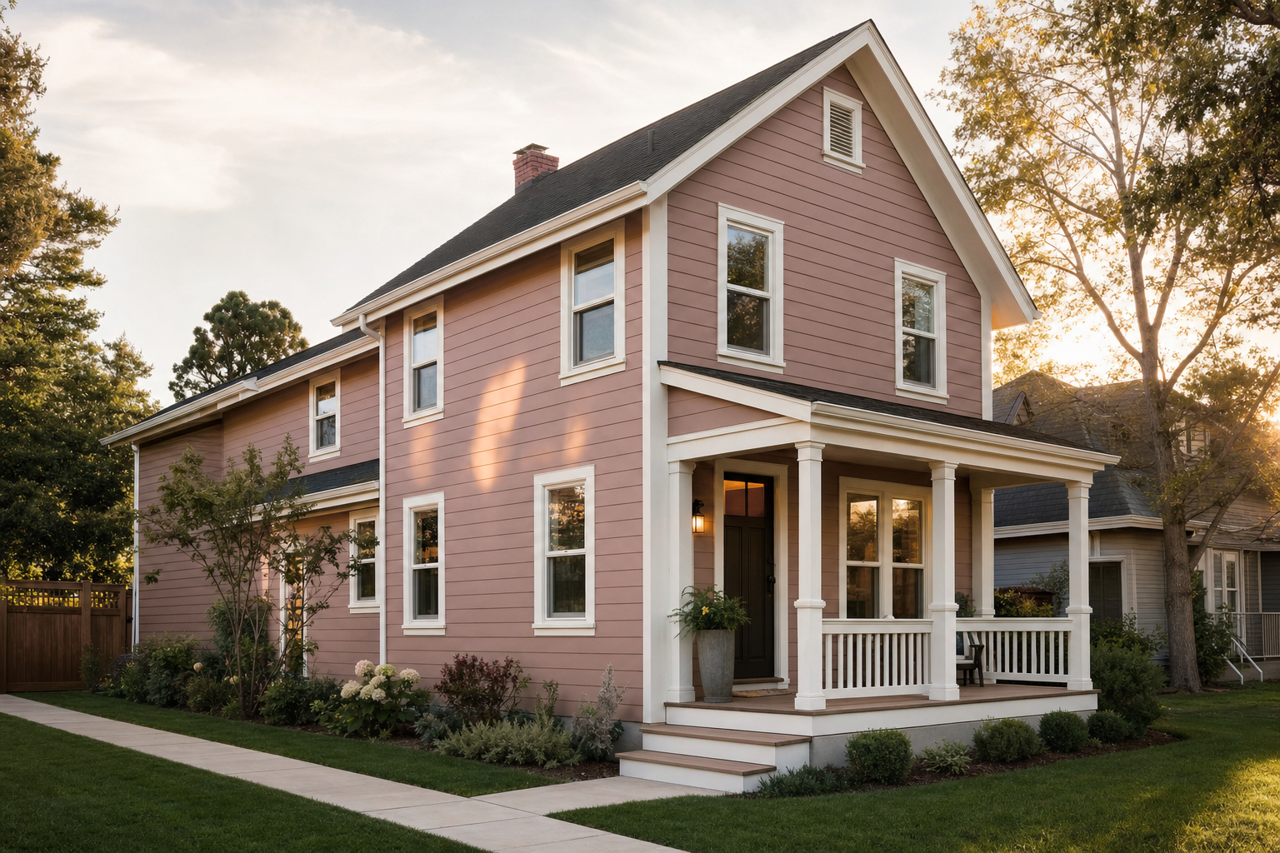 Café by Benjamin Moore on exterior