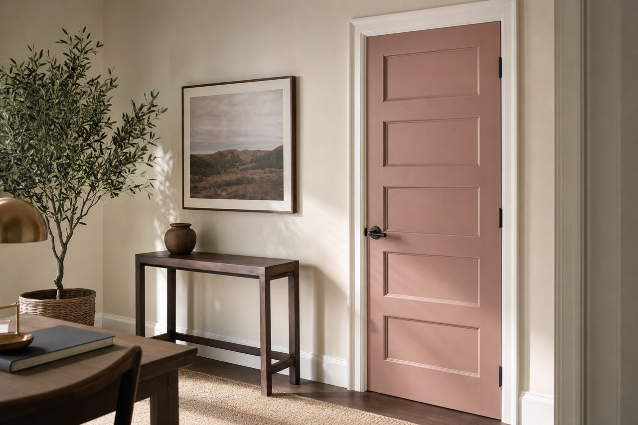 Café by Benjamin Moore on interior-doors
