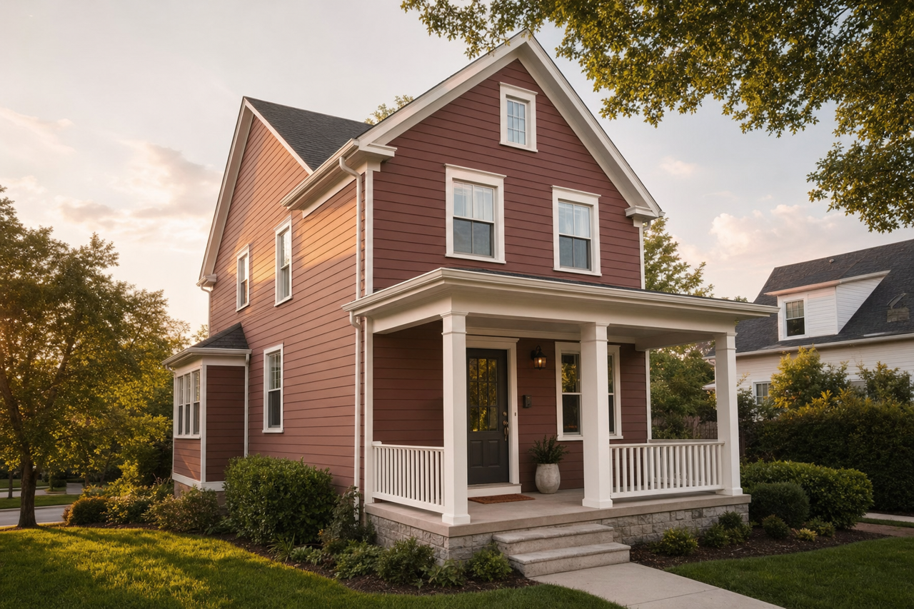 Espresso by Benjamin Moore on exterior