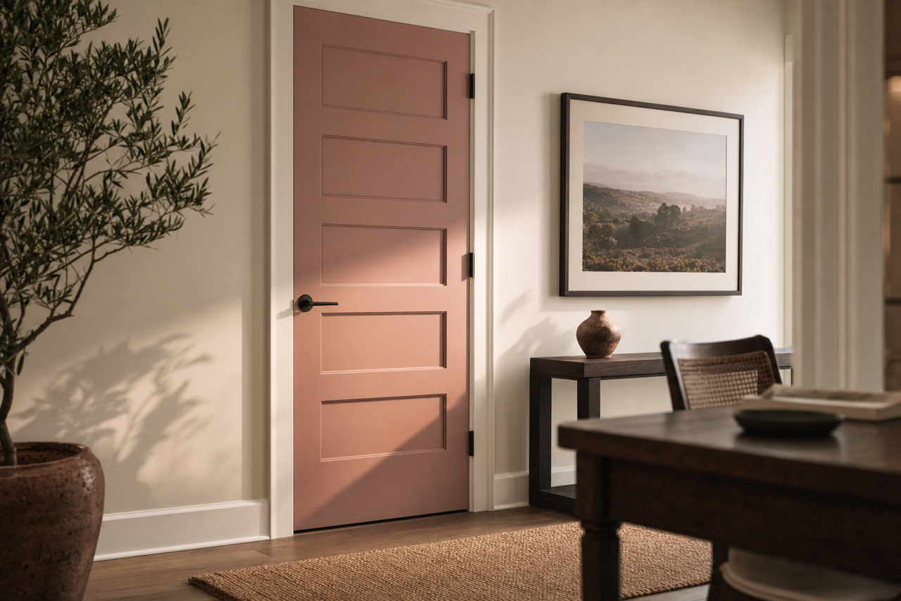 Autumn by Benjamin Moore on interior-doors