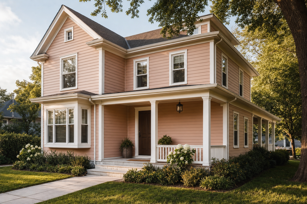 Café by Benjamin Moore on exterior