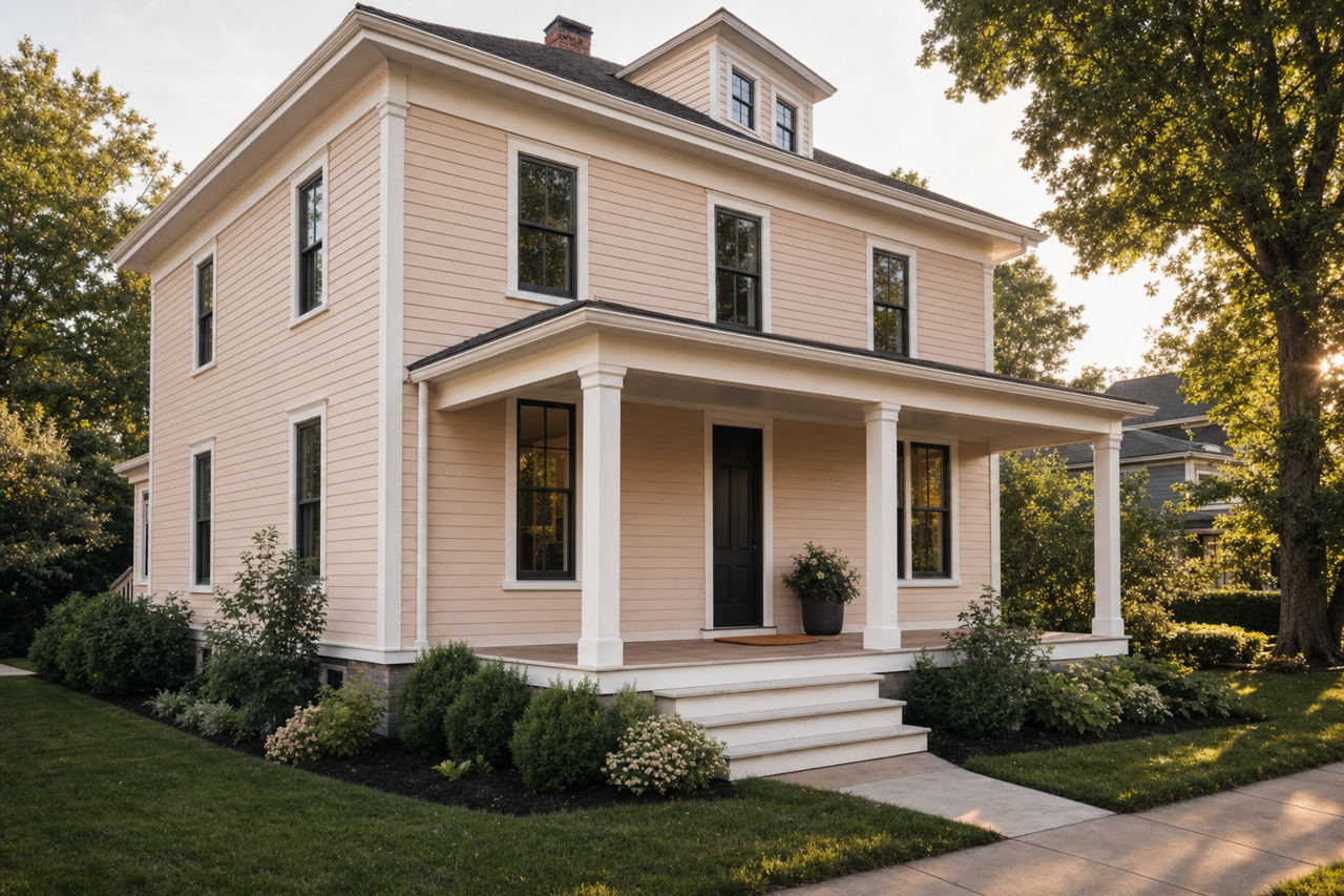 Malted by Benjamin Moore on exterior