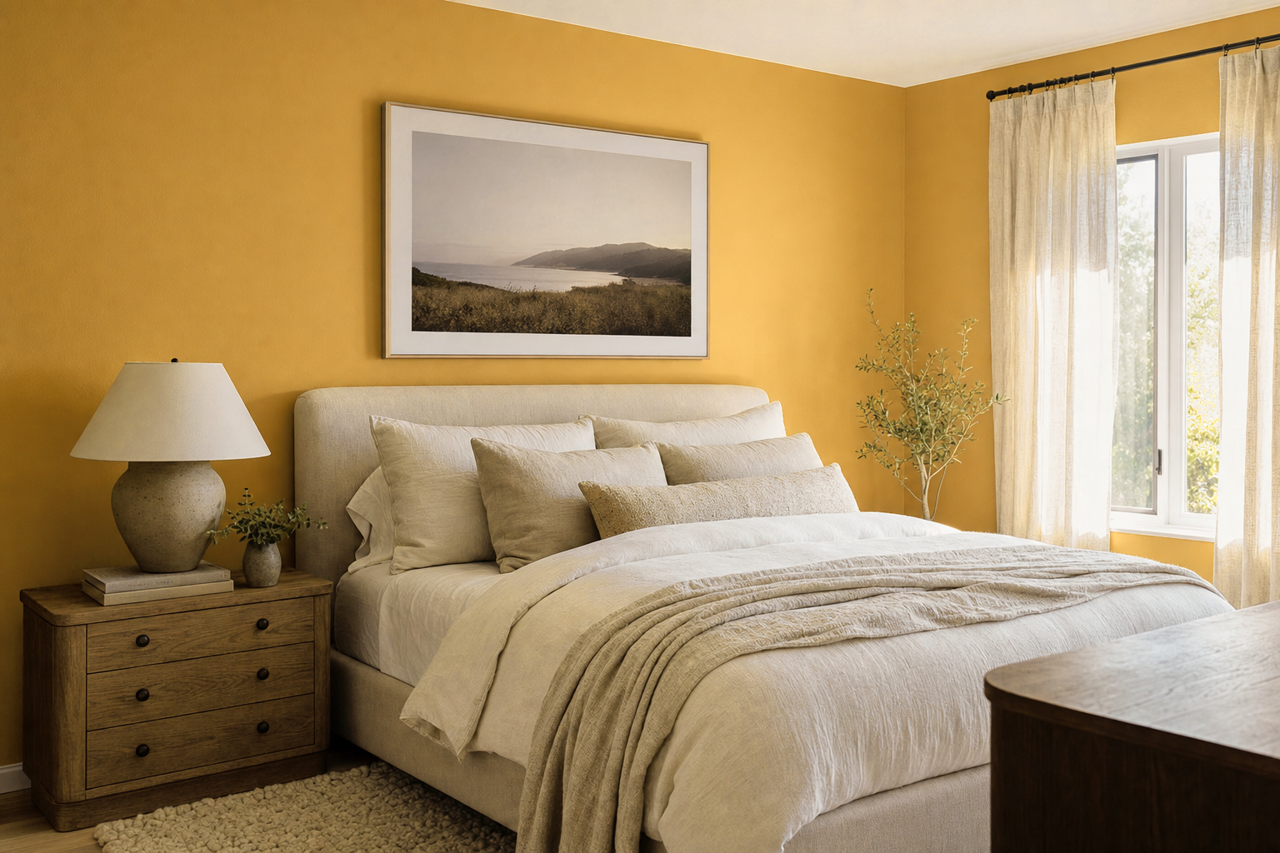 Leap by Benjamin Moore on interiors