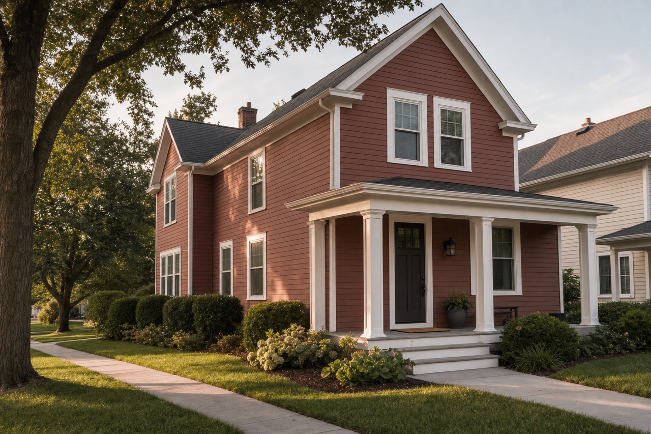English by Benjamin Moore on exterior