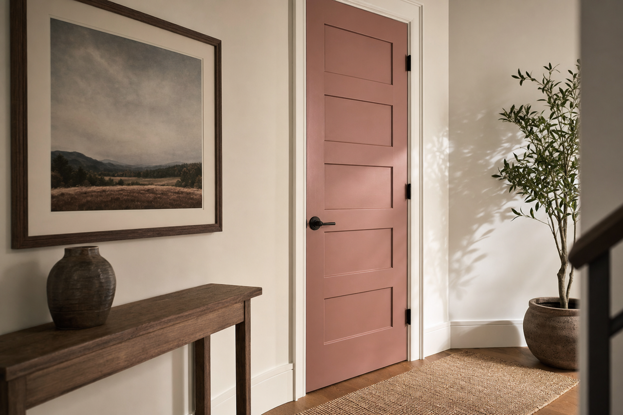 Appalachian by Benjamin Moore on interior-doors