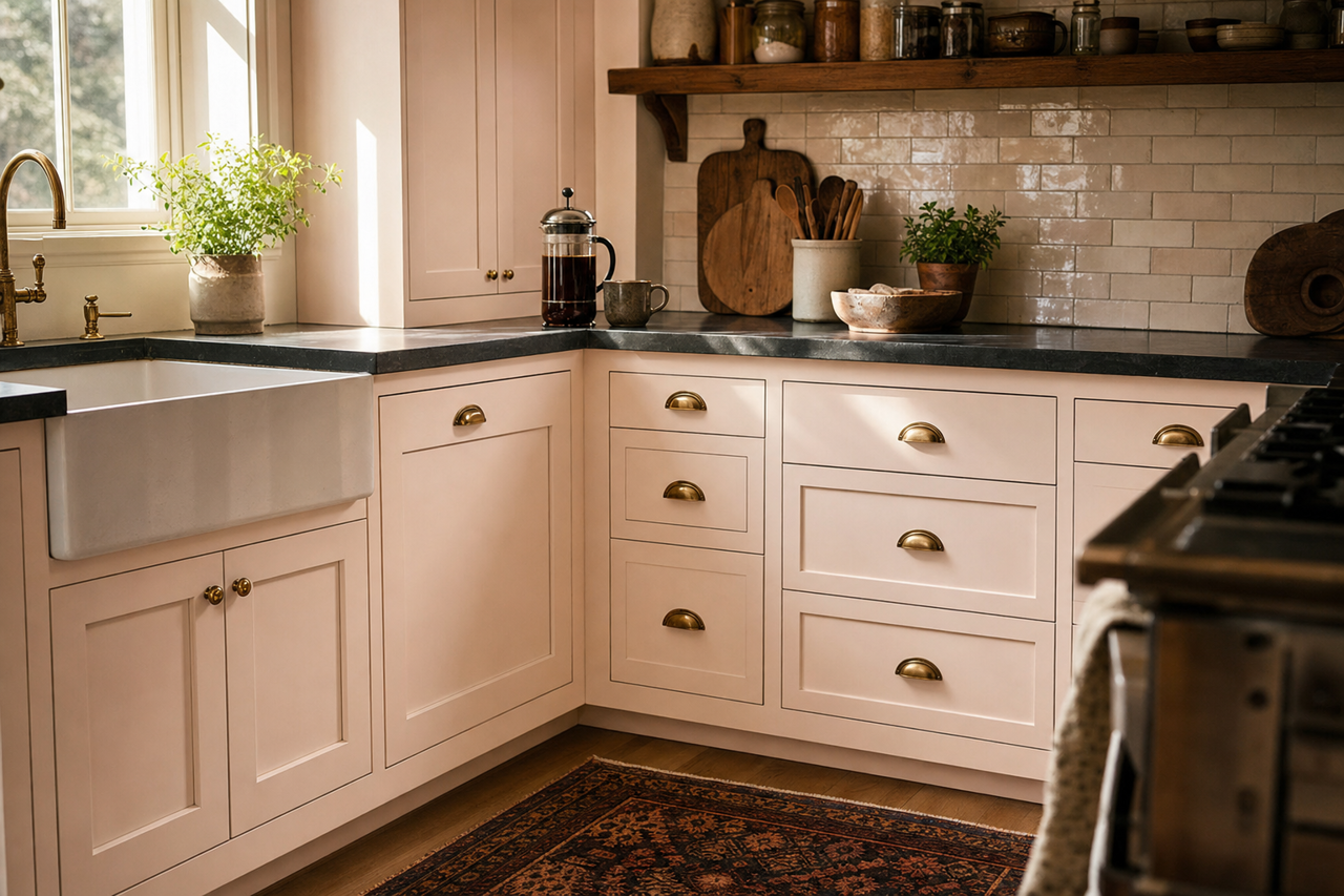 Victorian by Benjamin Moore on cabinets