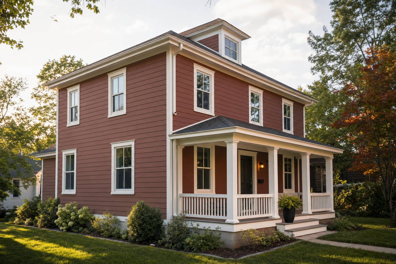 Cocoa by Benjamin Moore on exterior