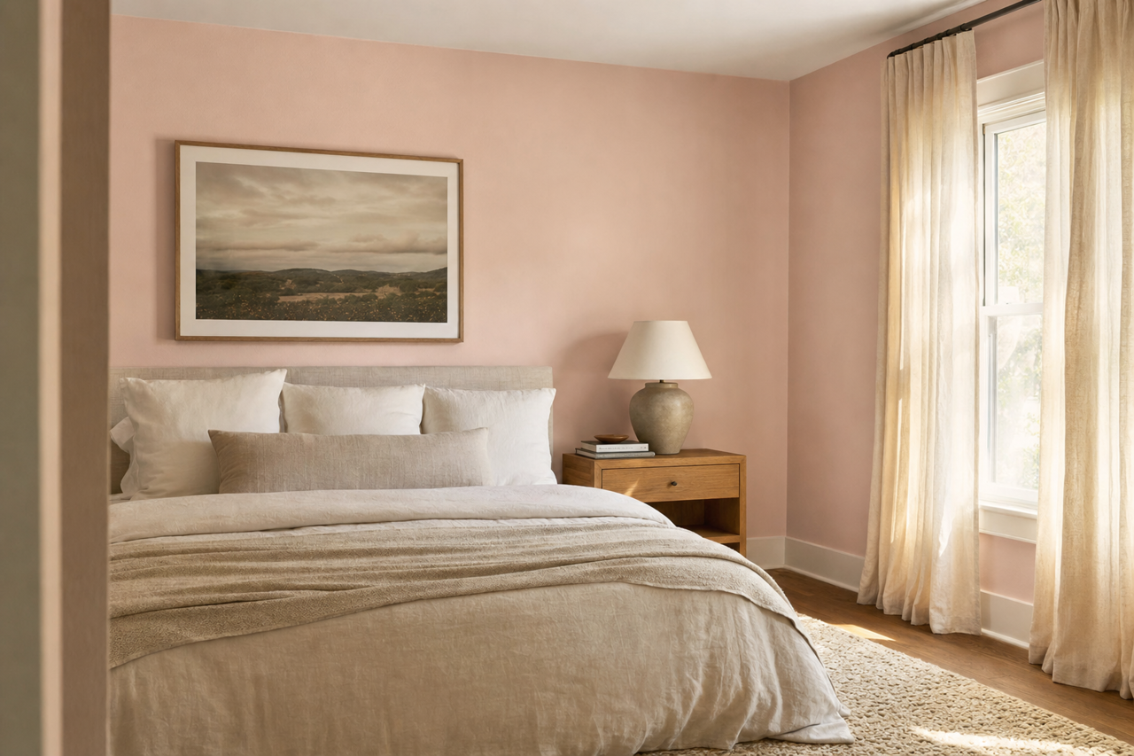 Pale by Benjamin Moore on interiors
