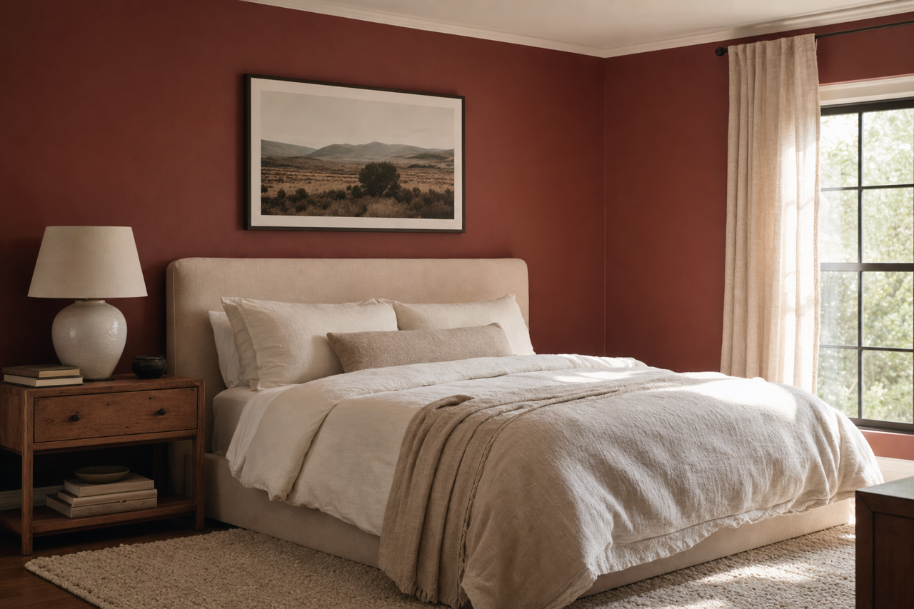 Earth by Benjamin Moore on interiors