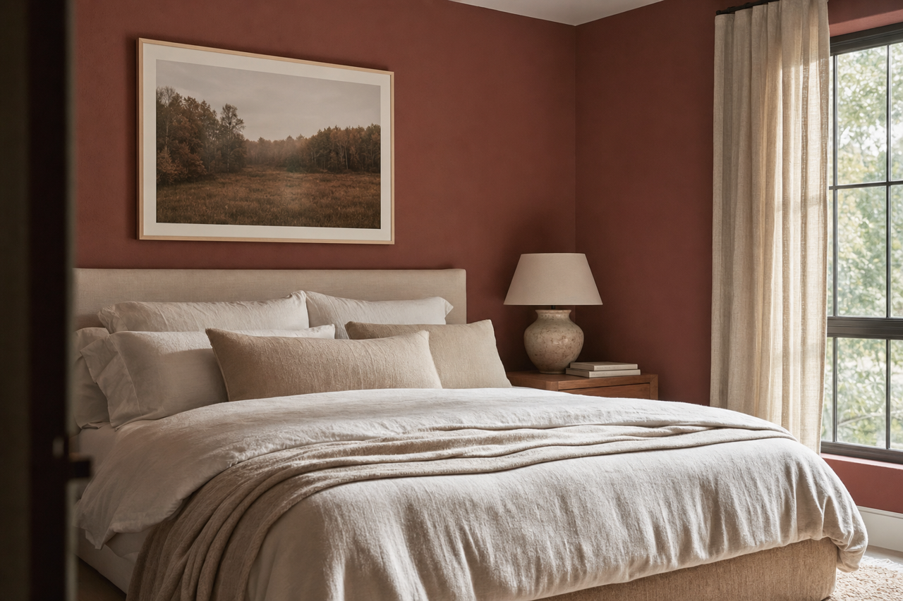 Pumpernickel by Benjamin Moore on interiors