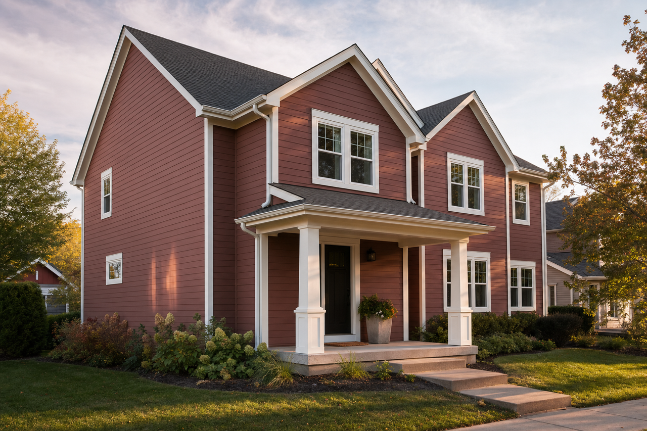 Pueblo by Benjamin Moore on exterior