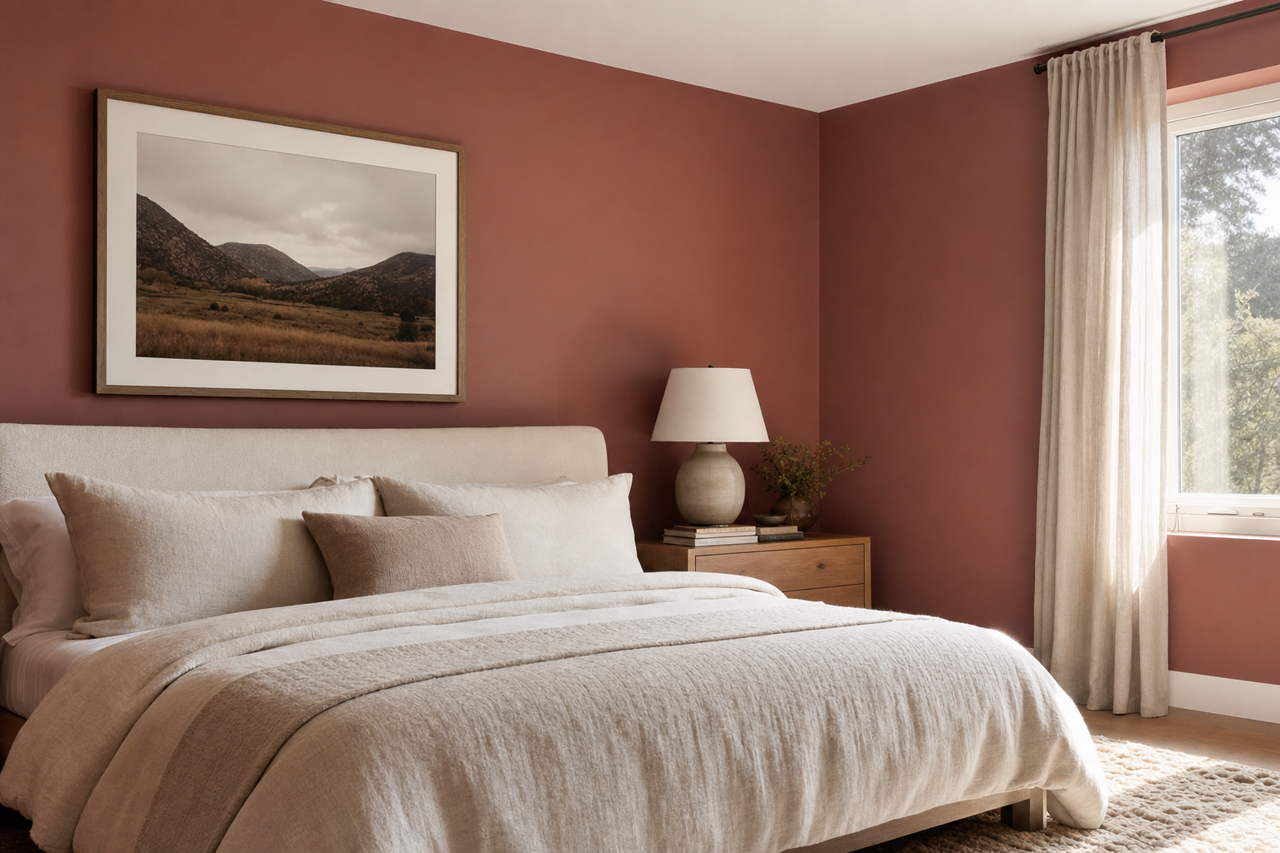 Pueblo by Benjamin Moore on interiors