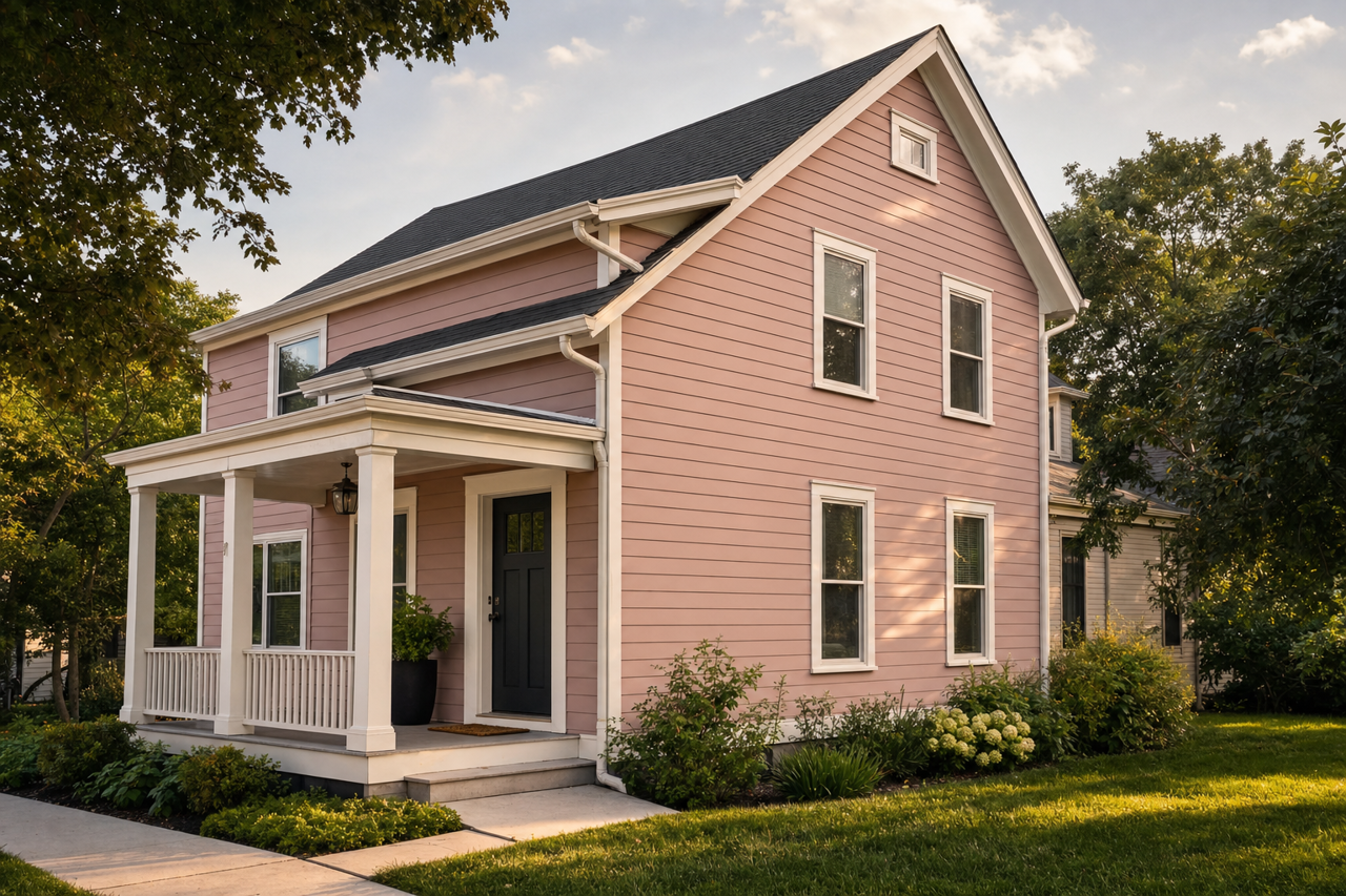 Rose by Benjamin Moore on exterior