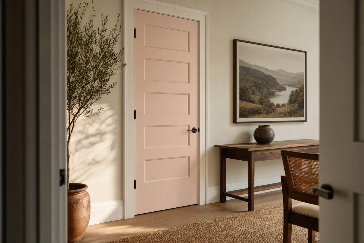 First by Benjamin Moore on interior-doors