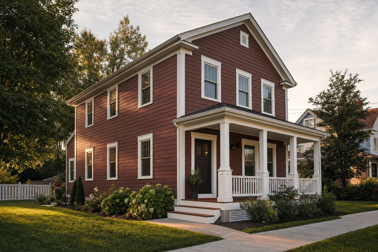 English by Benjamin Moore on exterior