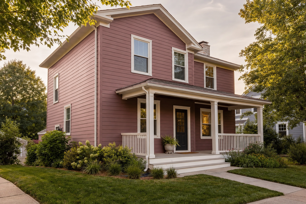 Hickory by Benjamin Moore on exterior
