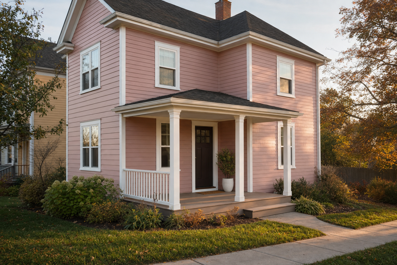 Sandblast by Benjamin Moore on exterior