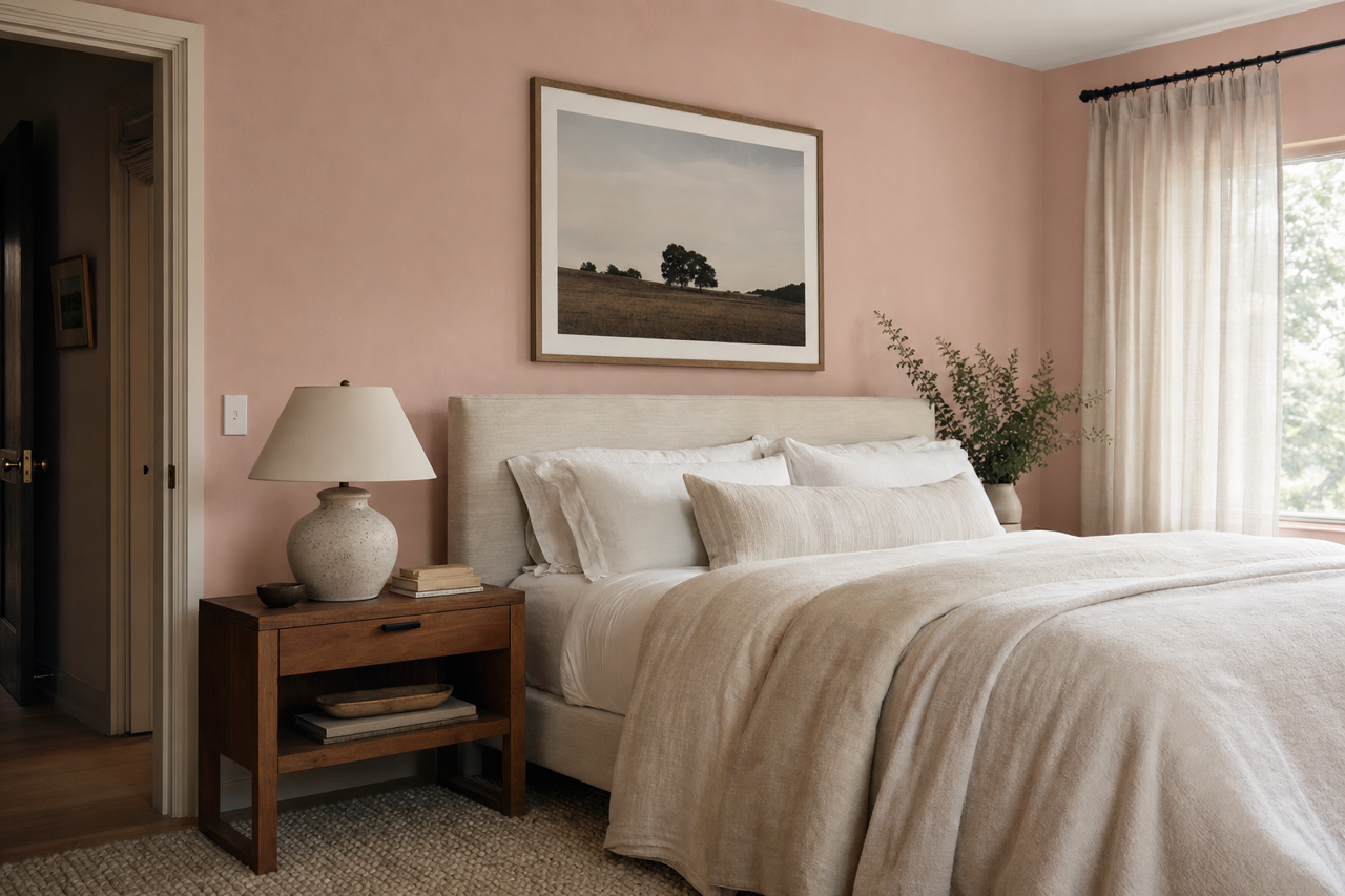 Pale by Benjamin Moore on interiors
