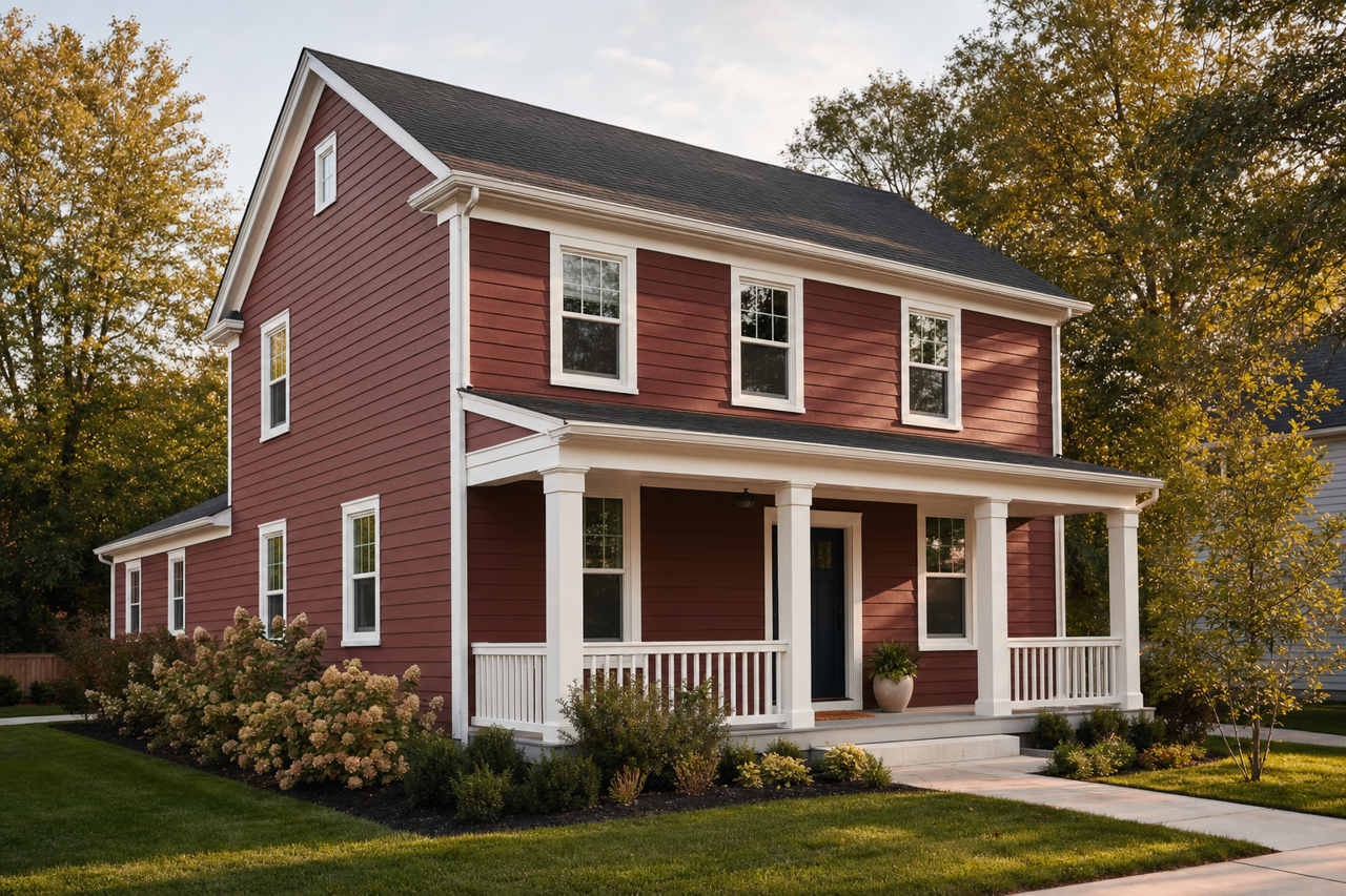 Beaver by Benjamin Moore on exterior