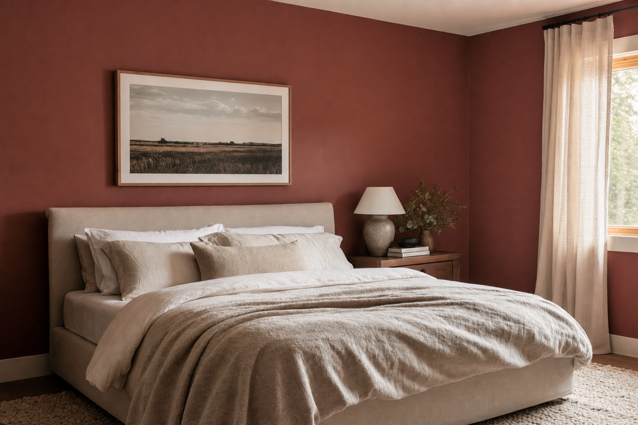 Harvest by Benjamin Moore on interiors