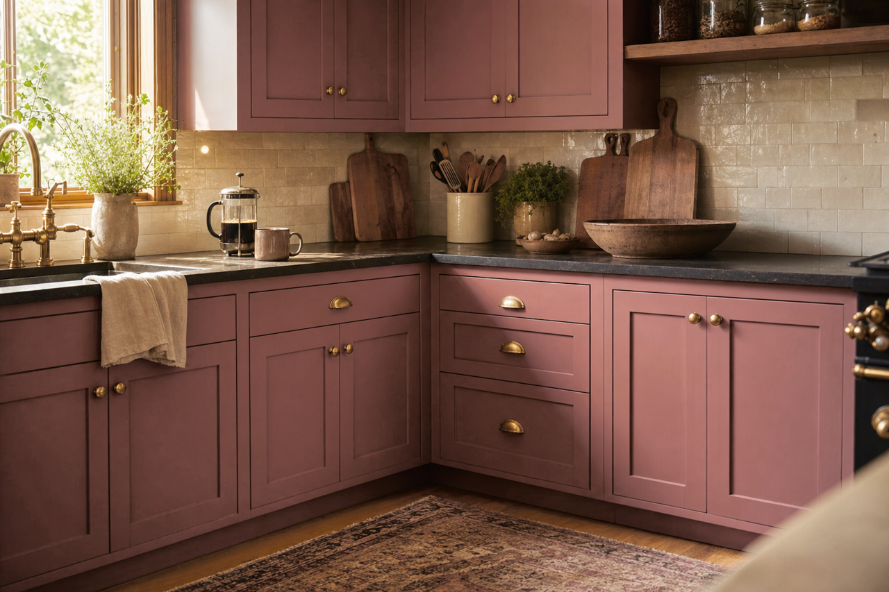New by Benjamin Moore on cabinets