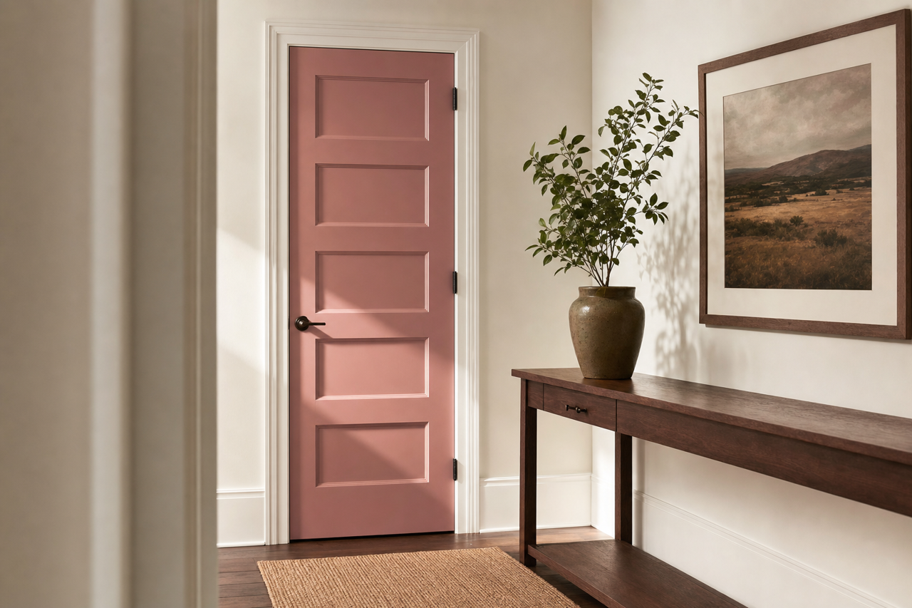 New by Benjamin Moore on interior-doors